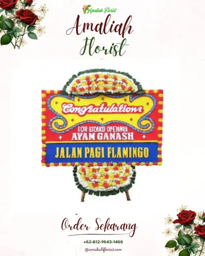 Bunga Papan Congratulation di Cipinang Besar Utara